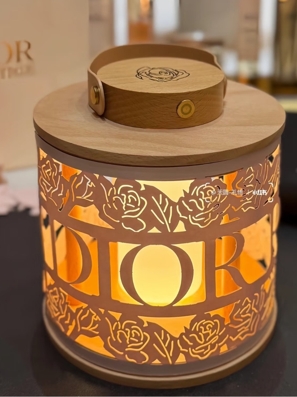 Dior Prestige Gift Cream Rose USB Rechargeable Night Light
